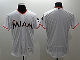 Florida Marlins Customized Men's White Flexbase Collection Stitched Baseball Jersey,baseball caps,new era cap wholesale,wholesale hats